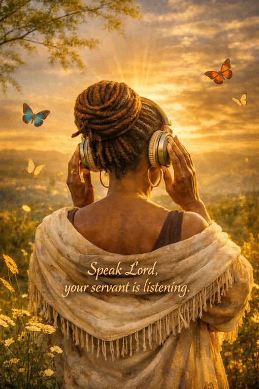 Speak Lord, your servant is listening